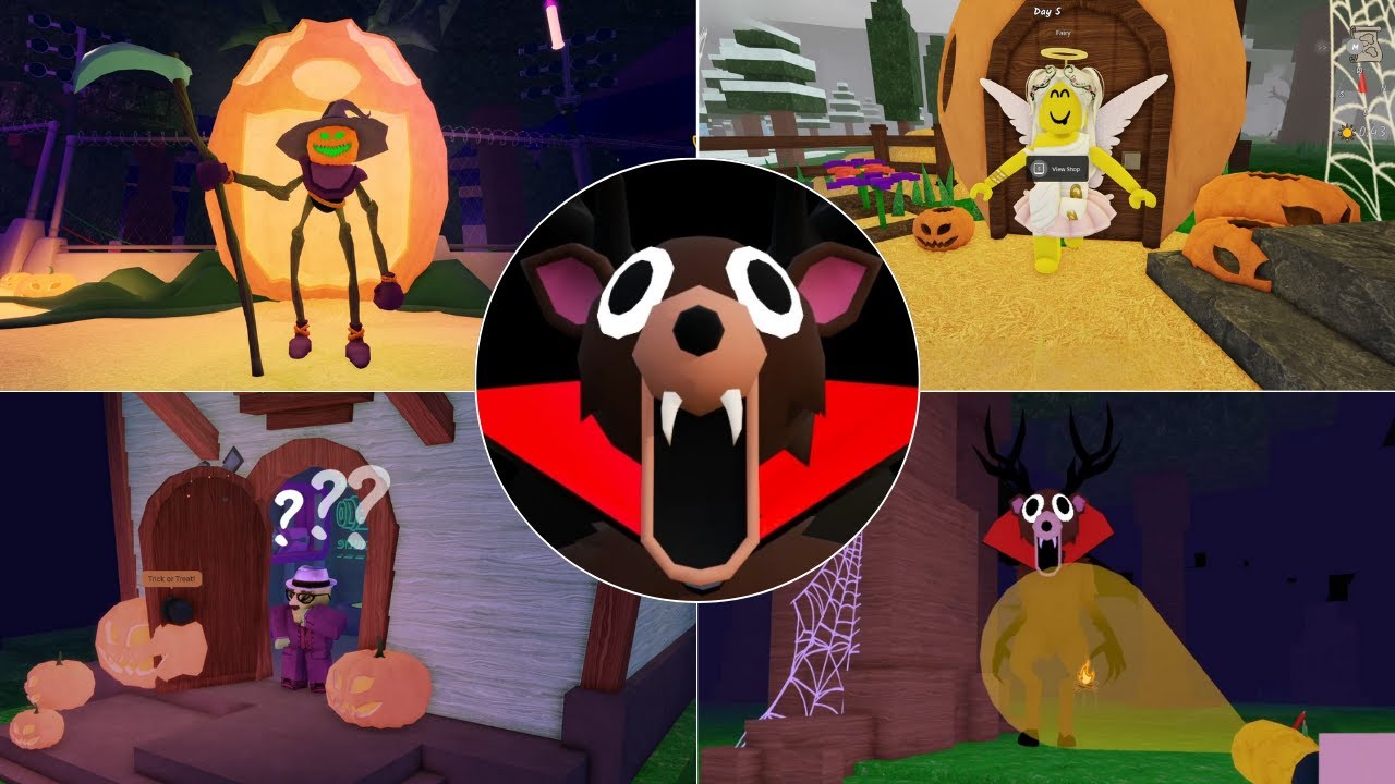 99 Nights in the Forest NEW HALLOWEEN TRICK OR TREAT UPDATE + VAMPIRE DEER JUMPSCARE
