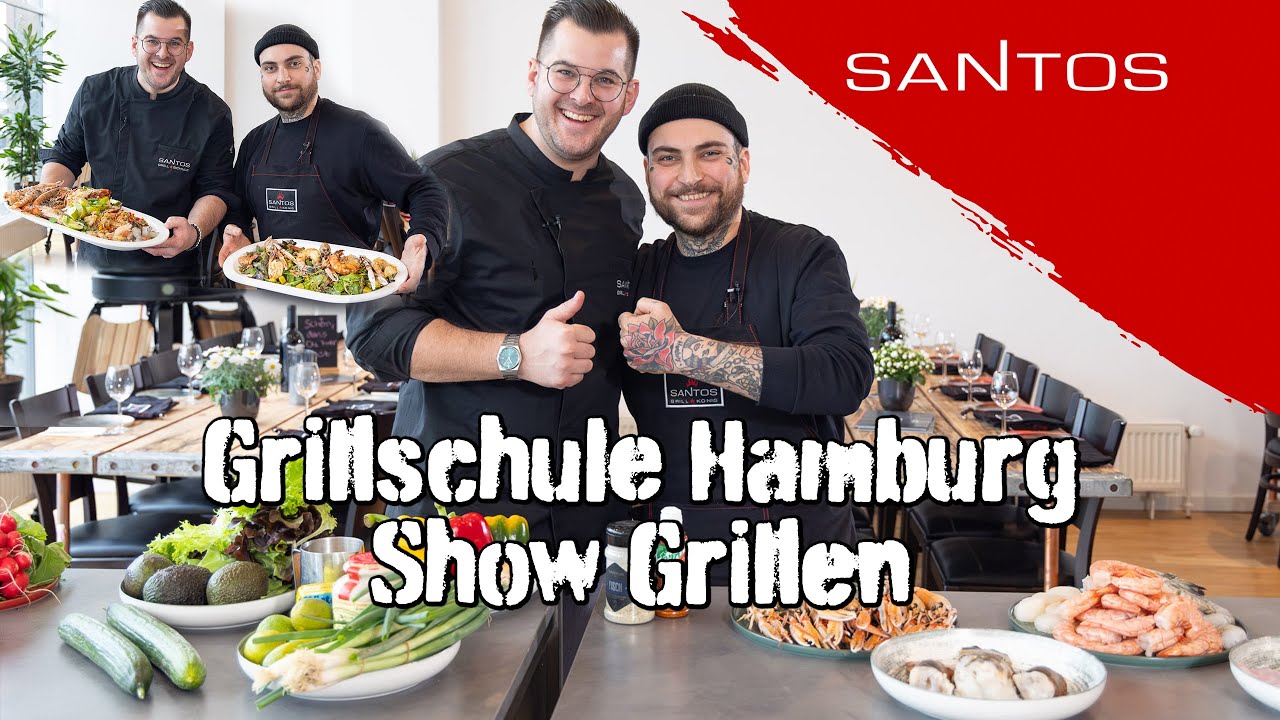 Meeresfrüchte vom Grill - Hummer, Krabben, Muscheln | SANTOS meets Hamburg