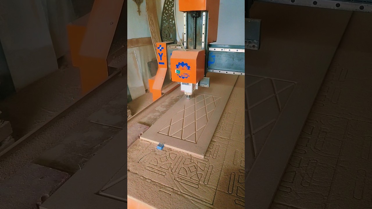 how to make cabinet door groof MDF with CNC