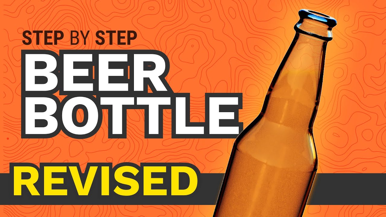 How to 3D Model a Beer Bottle - Learn Autodesk Fusion 360 in 30 Days: Day #2 (REVISED)