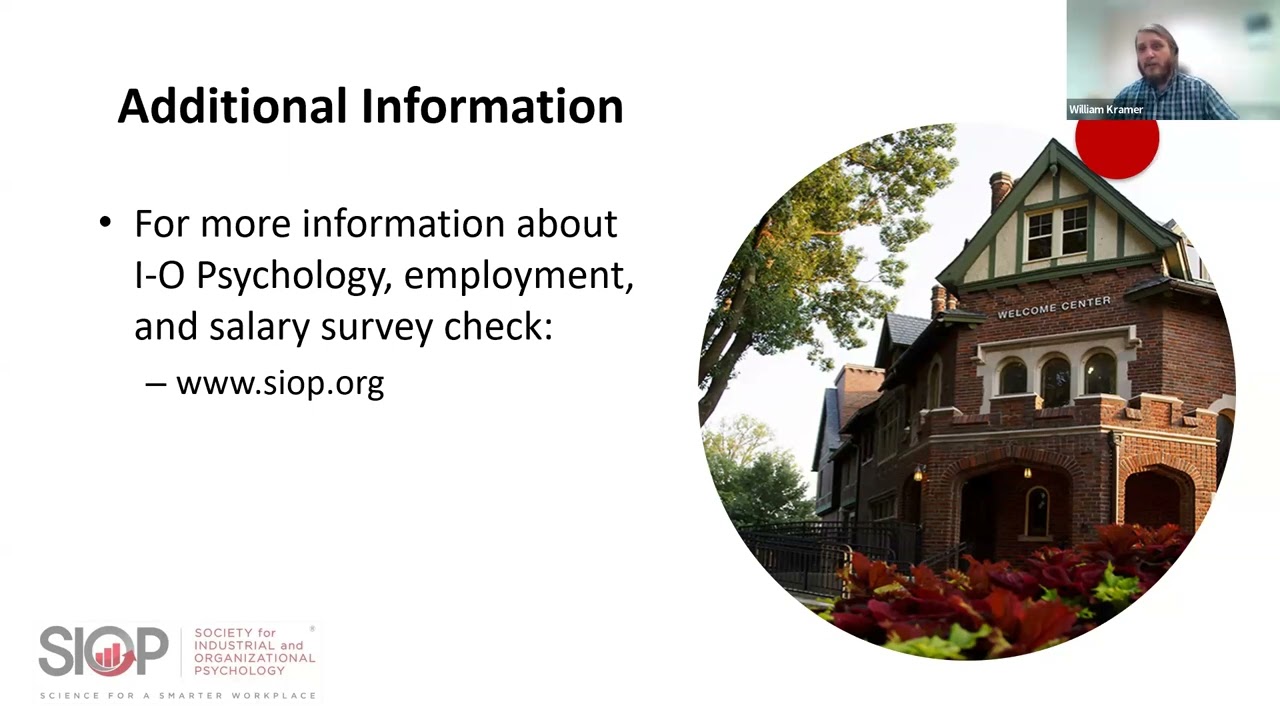 UNIVERSITY OF NEBRASKA AT OMAHA INDUSTRIAL-ORGANIZATIONAL PSYCHOLOGY OPEN HOUSE