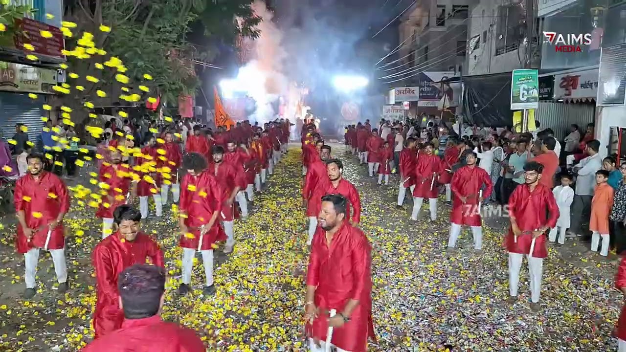 Solapur Vighnaharta Pratishthan | Ekta Nagar | Ganpati Visarjan Lezim 2024 #solapur #ganpati #lezim