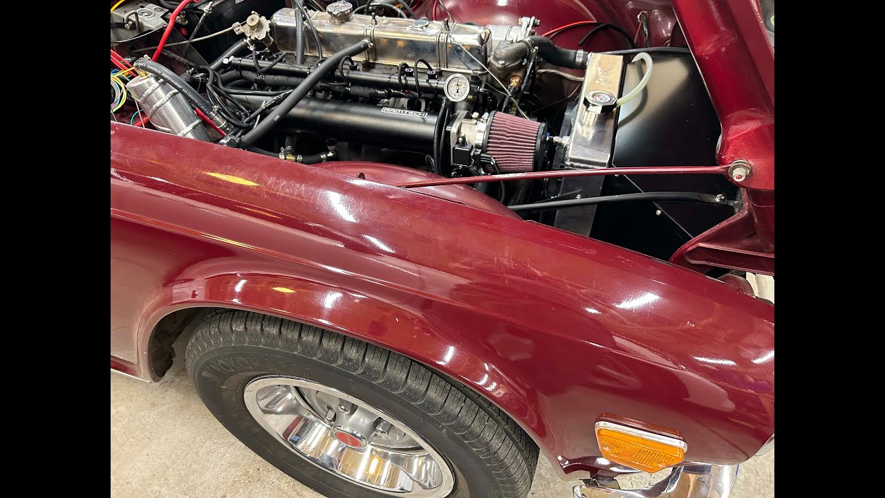 Triumph TR6 EFI Final Install and Thoughts