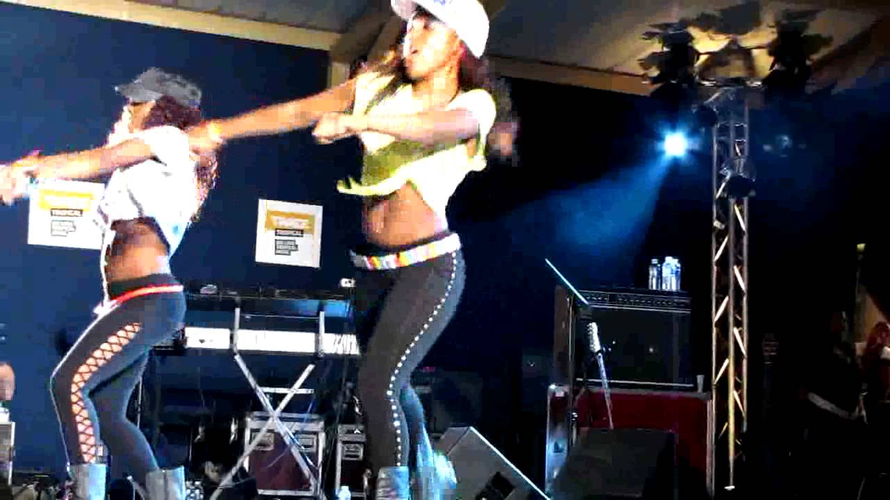 Scène Ragga Dancehall au féminin avec Blazin' sur TV28 (version intégrale).