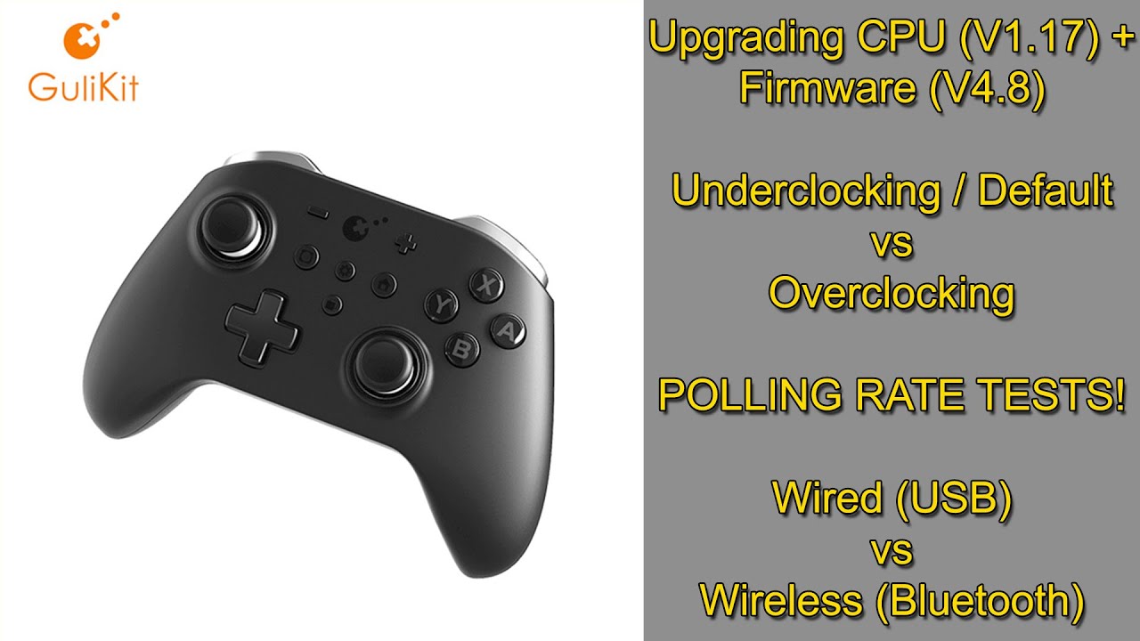 GuliKit KingKong 2 Pro Controller (NS09) #03 - Upgrading CPU + Firmware | POLLING RATE TESTS