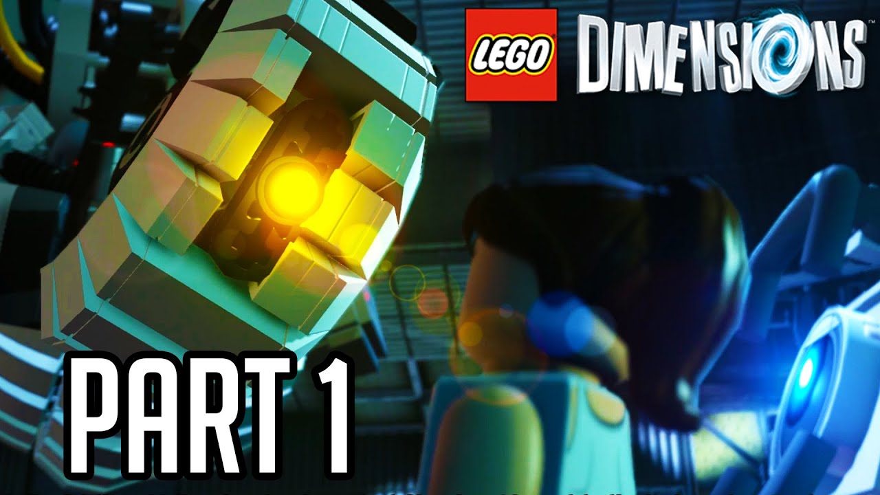 LEGO Dimensions Portal Gameplay Walkthrough Part 1 - GLADOS & WHEATLEY!! (LEGO Portal 2 Level Pack)