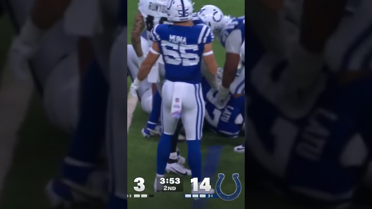 Индианаполис Колтс &mdash; Лайату Лату ловит мяч после рикошета 😤🔥 #nflhighlights