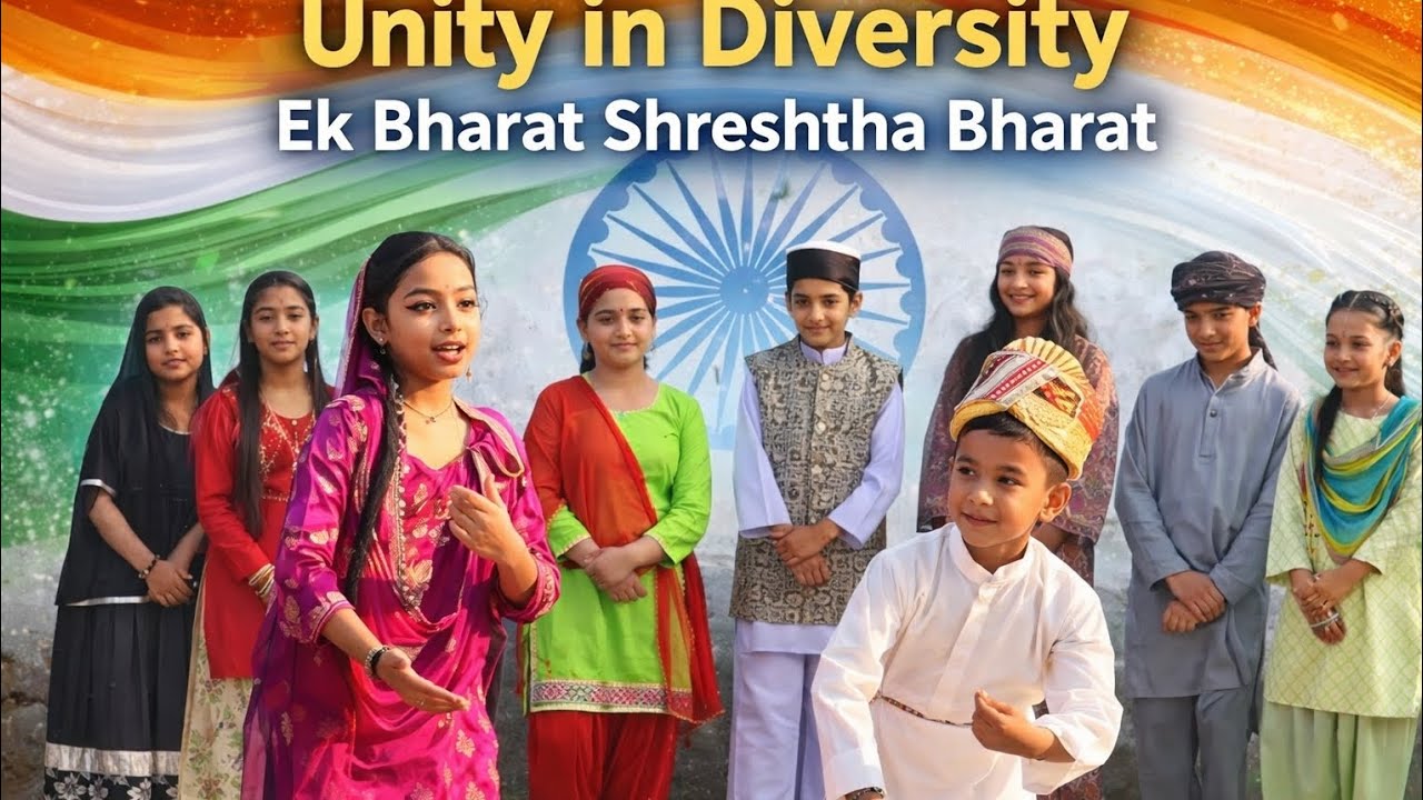 Incredible India |Unity in Diversity#ekbharatshresthbharat #education #patriotism #school