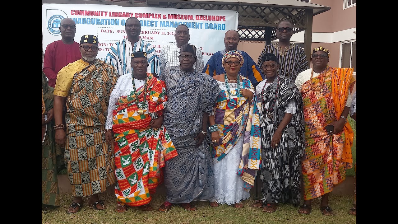 Dzelukope inaugurates an 11-member Board to spearhead construction of a community library project