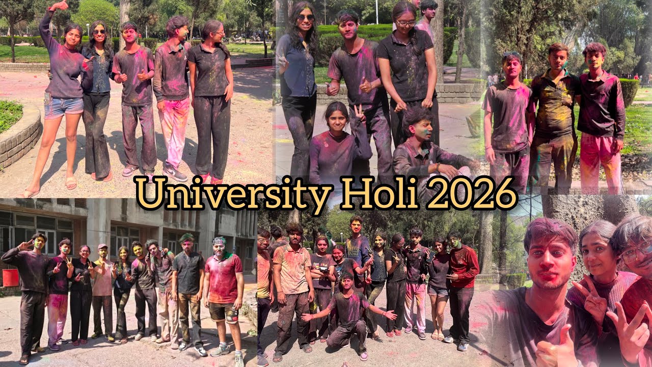 UNIVERSITY HOLI *2026*! Holi Hai !😱 PAKKA RANG ! Ballon FIGHT * UNIVERSITY ki Holi ..