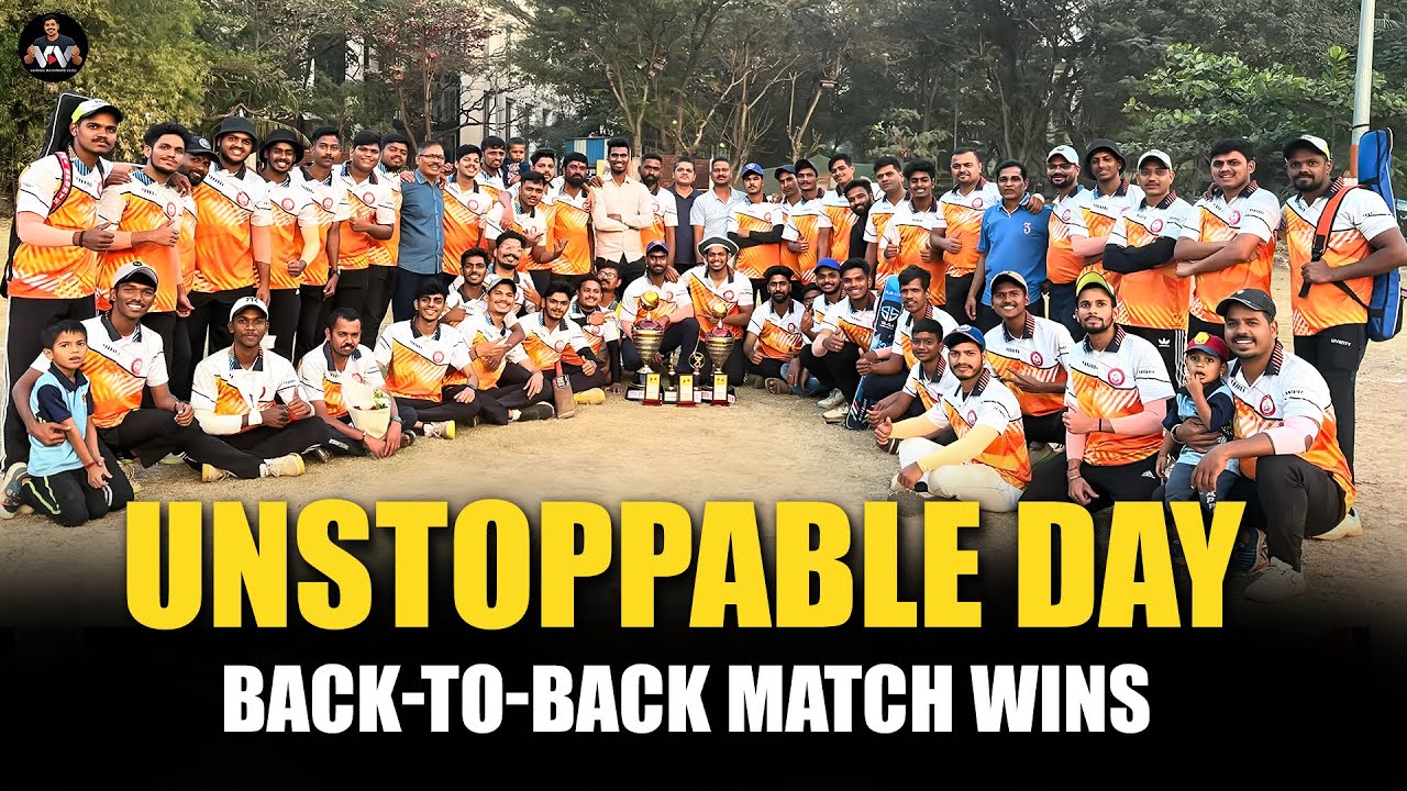 Unstoppable Day क्रिकेट चे सामने आणि दोन्ही संघ विजयी..  #cricket #cricketlover #cricketfans #match