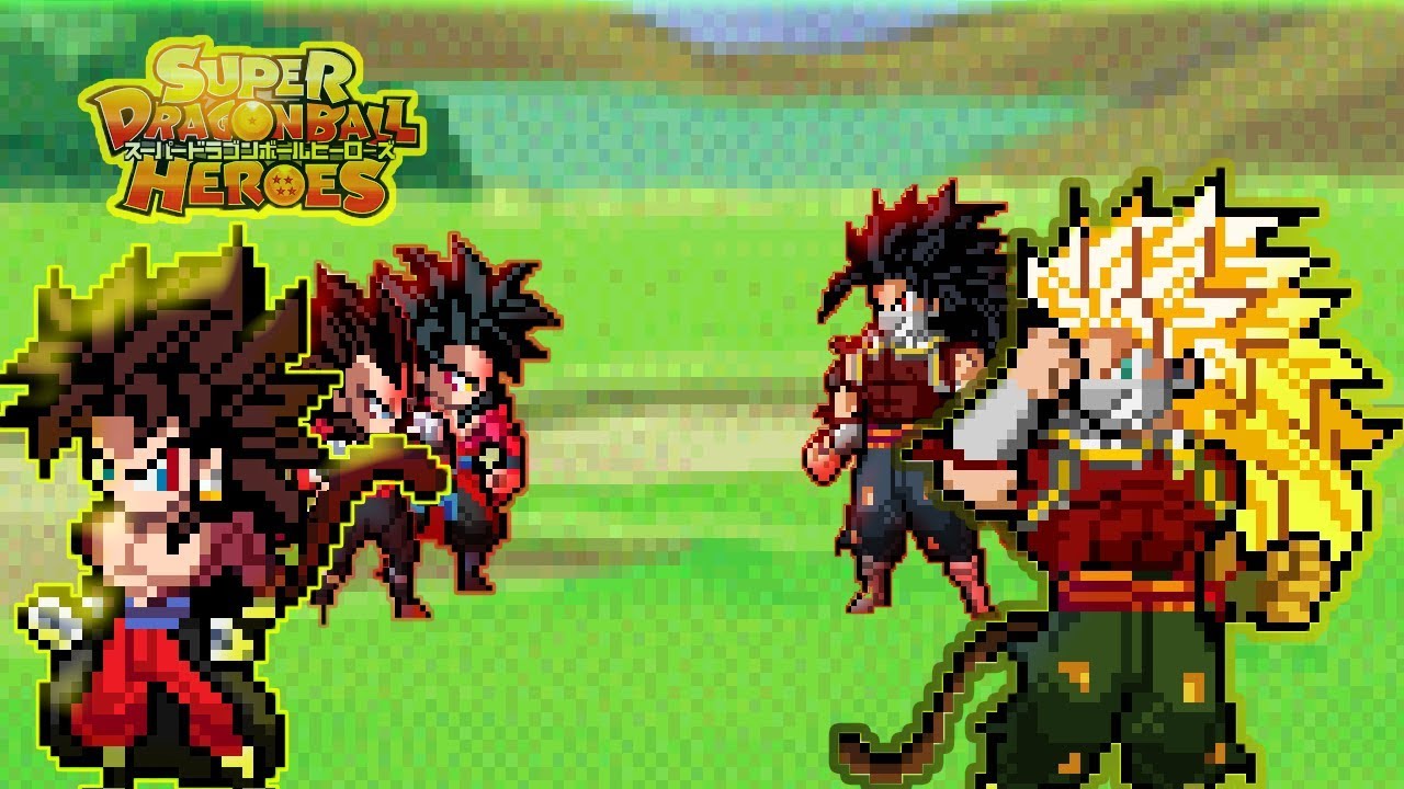 {Sprite Animation} Xeno Vegetto[SSJ4] VS Kanba[SSJ3]