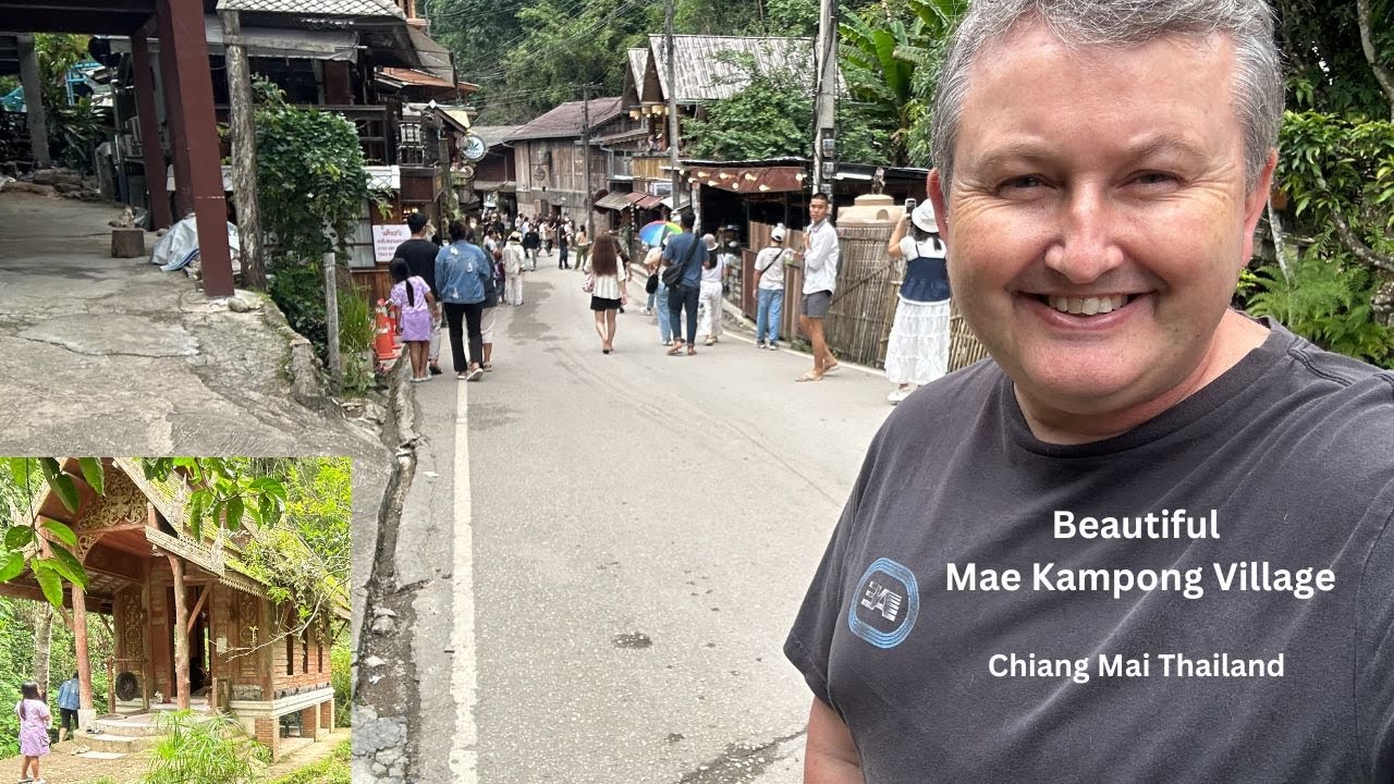 Красивая деревня Мае Кампонг в Чиангмае, Таиланд