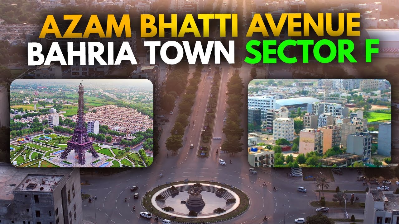 Azam Bhatti Avenue Street Tour & Commercial Plot Prices | Bahria Town Lahore 2026 Update
