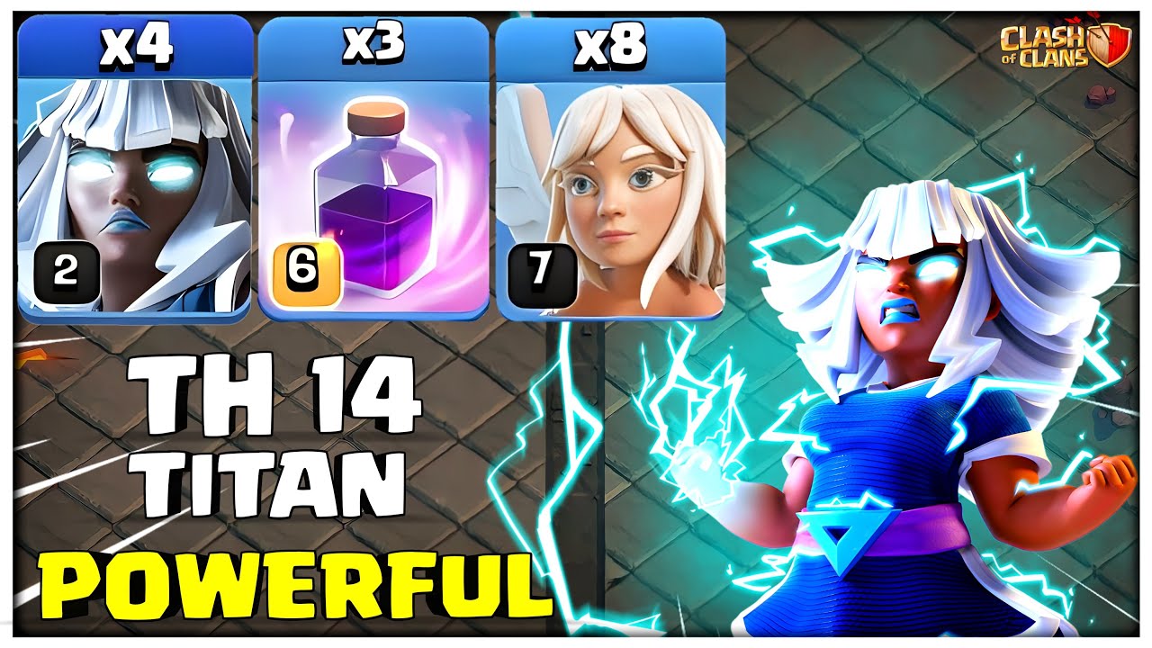 Most Powerful Th14 Titan Healer Attack Strategy Guide (Clash of Clans)