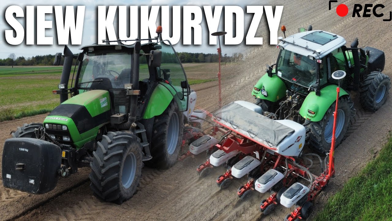 Siew kukurydzy 2023🌽w GR Dasiewicz🔥(Deutz-FahrM610 & KUHN) Rolniczy Nikoś🇵🇱