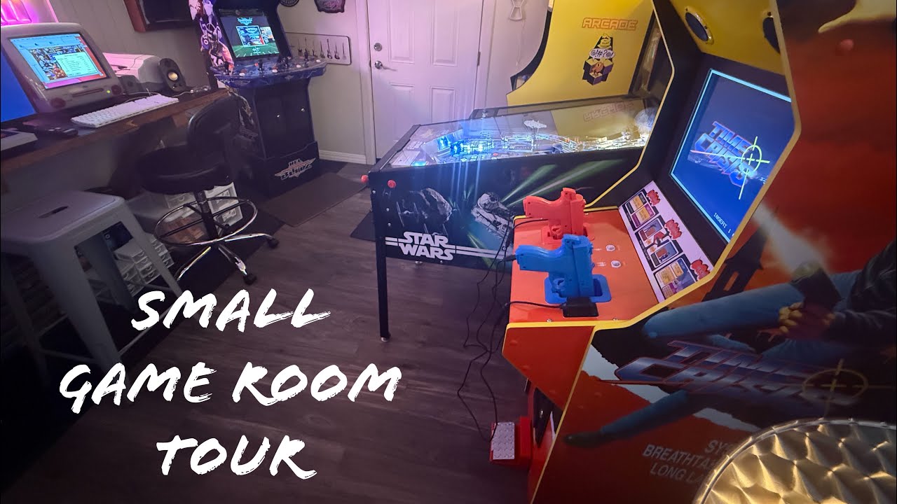 Walkthrough of our small home arcade
