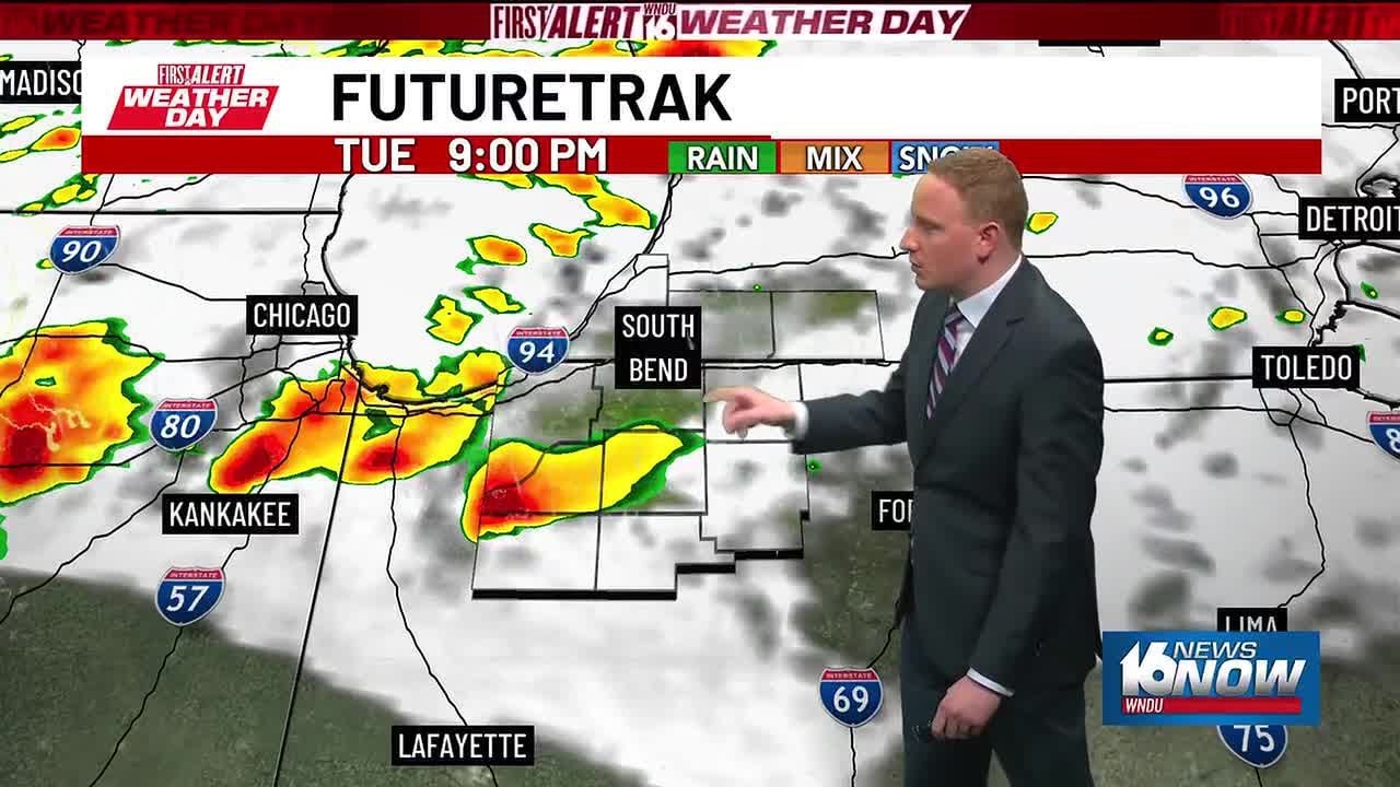First Alert Weather Day Tuesday Night - 6:30 p.m. Update