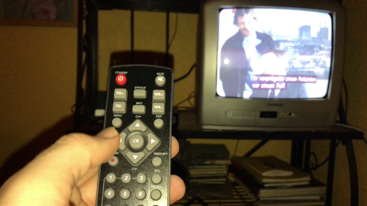 Kabel Digital Receiver an R&ouml;hren Fernseher anschlie&szlig;en und einrichten STRONG SRT3001 HDTV Anleitung