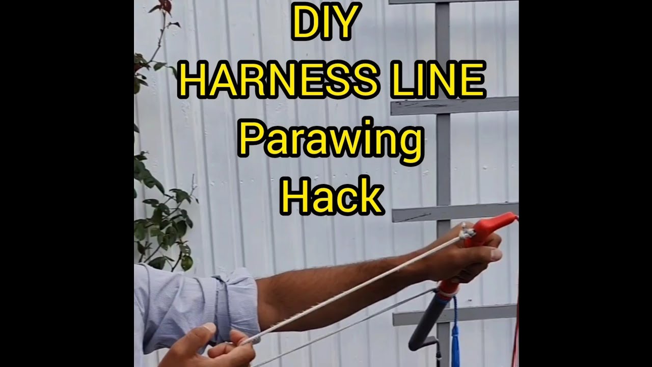 Stop Arm Fatigue! Easy DIY Parawing Harness Line Tutorial | Easy Setup, Tips & Guide Foil Parawind