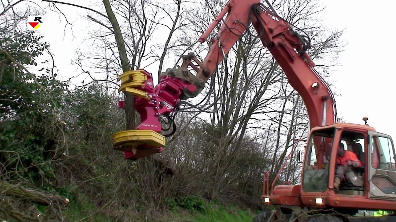 RABAUD - Grappin-coupeur sur pelle : XYLOCUT 400PE