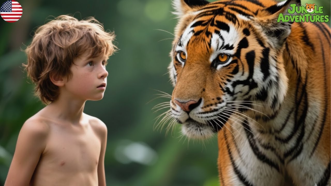 The Jungle Book Mowgli and The Lion 🌴3D 4K Bedtime Stories for Kids in English #cartoon