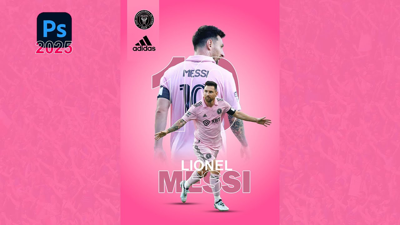🔥 How to Create a Stunning Football Poster in Photoshop 2025 | Design Like a Pro!