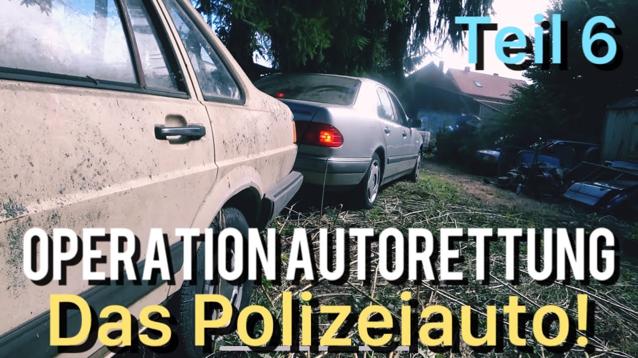 Ein Polizeiwagen eingewachsen unter Tannen… Es wird ZEIT ihn zu RETTEN!!