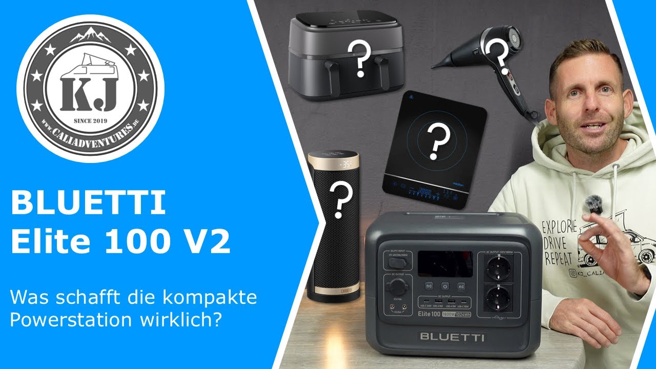BLUETTI Elite 100 V2 - Tragbare Powerstation: Kompakt & leistungsstark