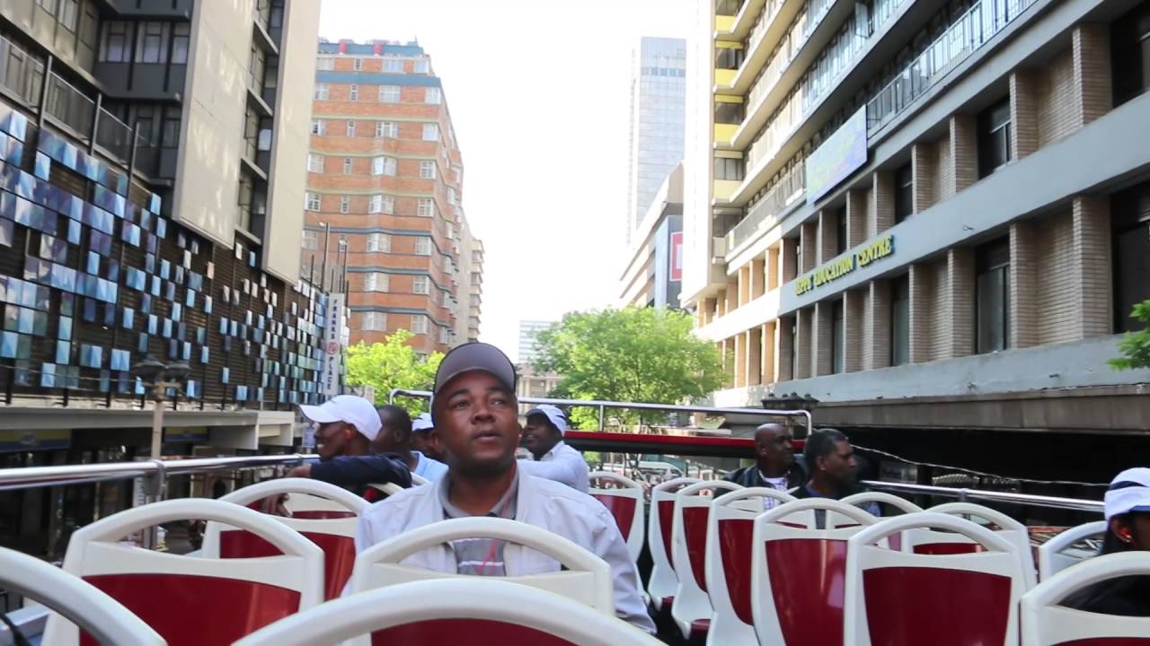 Beautiful sights of Johannesburg on the City Sightseeing bus