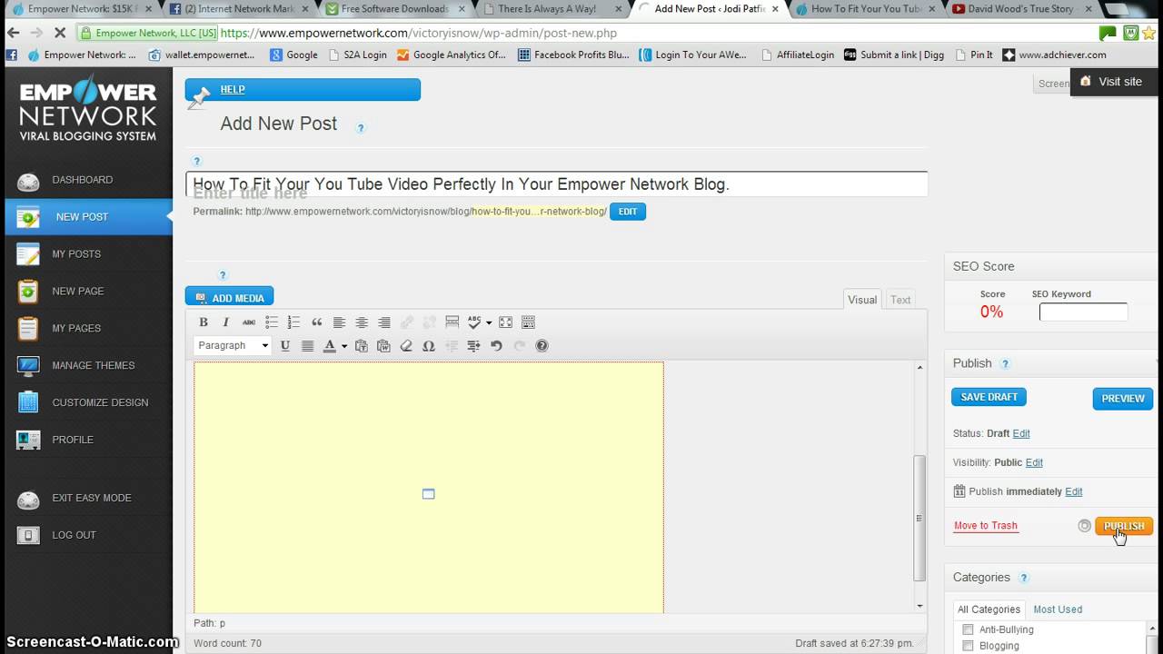 How To Add The Right Size Video To Empower Network Blog