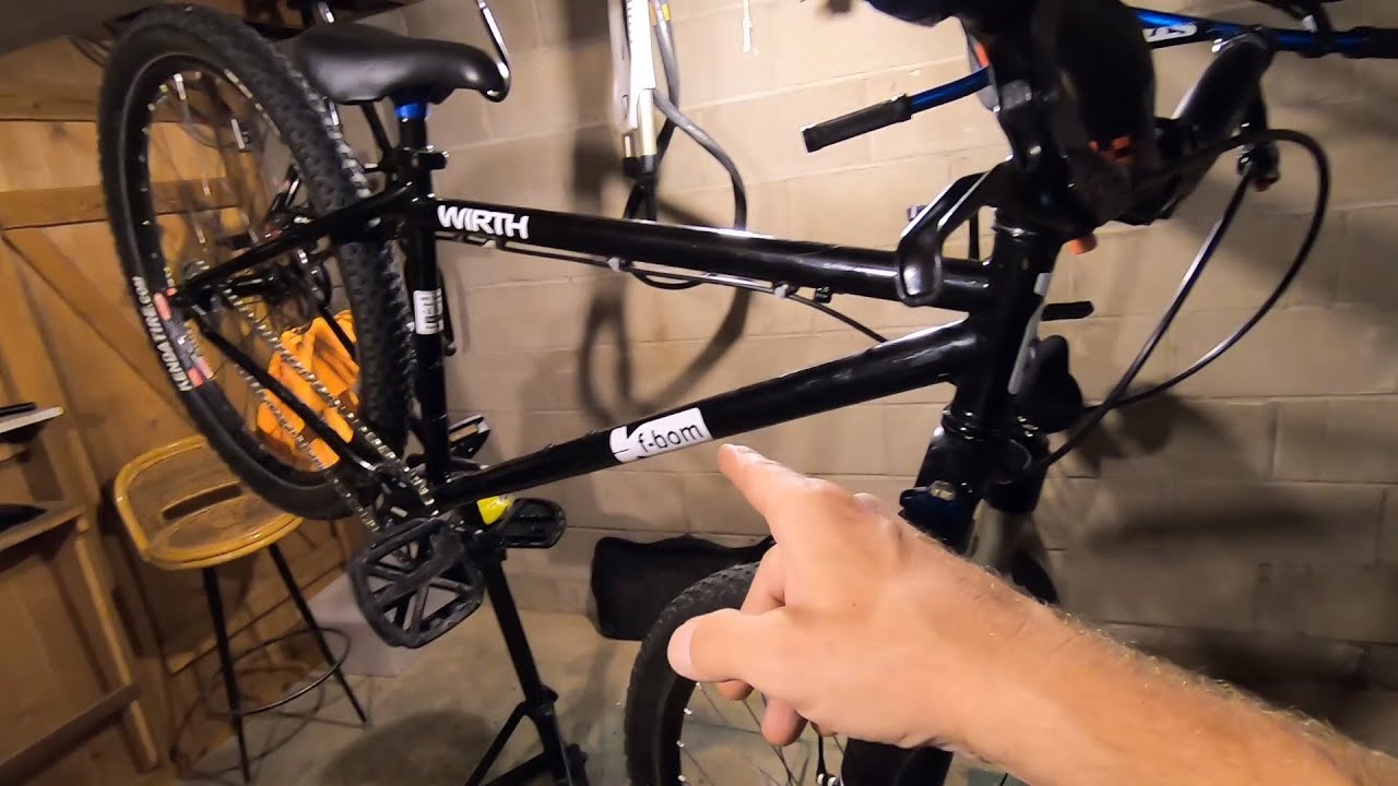 Street Trials Bike Build from an Old MTB Frame