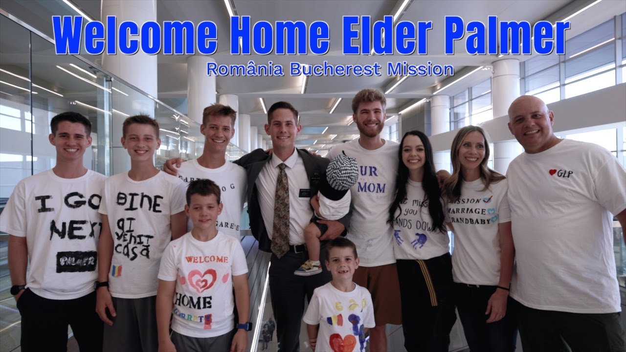 Elder Garrett Palmer Returns Home | Bucharest Romania Mission | Emotional LDS Missionary Homecoming