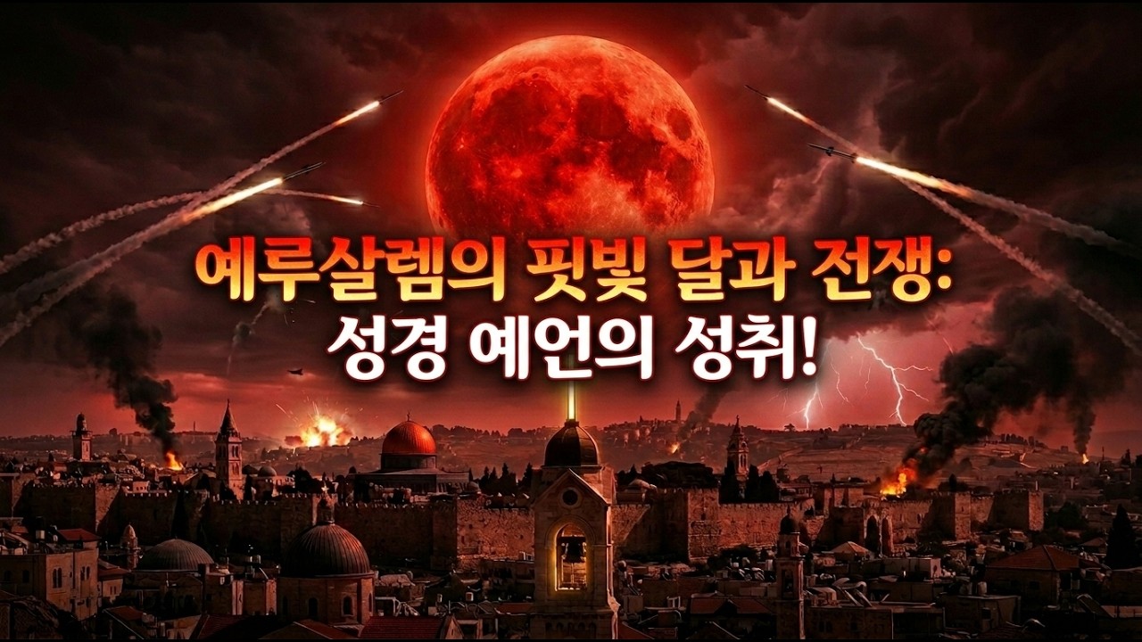 제3차 대전의 서막? 에스겔 38장 예언이 오늘 밤 성취되었습니다! (이란 이스라엘 전쟁과 붉은 달)