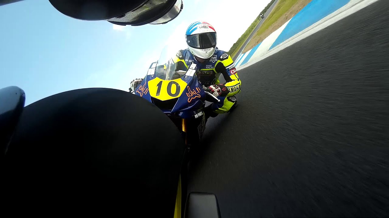 FINSBK 2019 Alastaro, Superstock600 race 1, 27.7.2019 rear cam