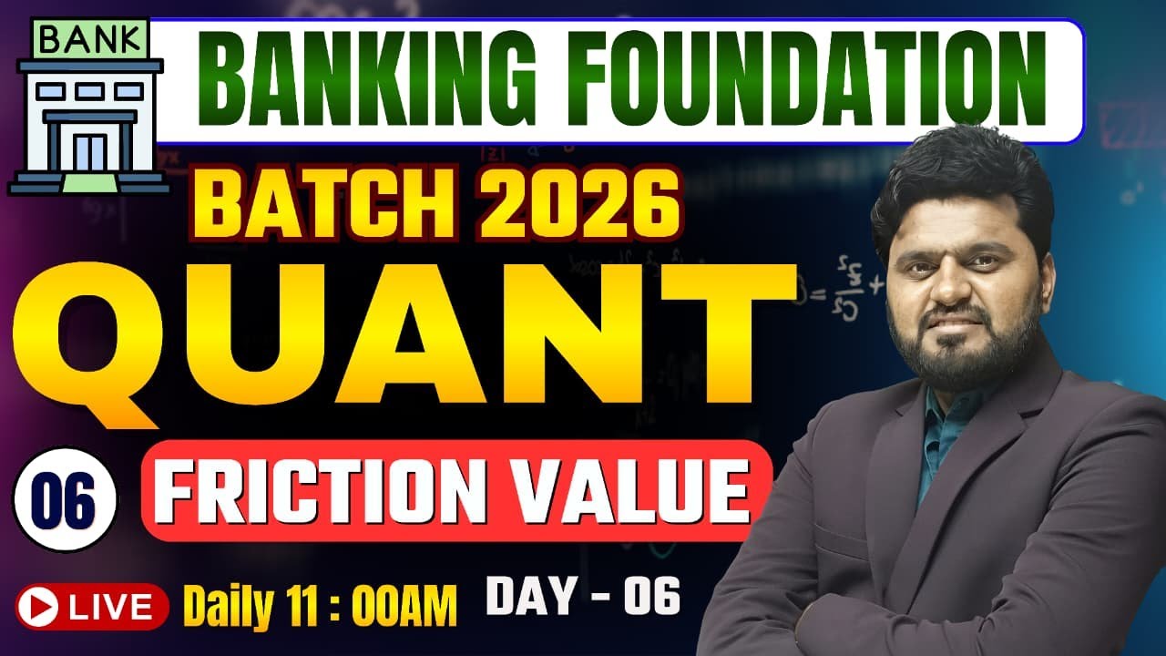 Day 6 | Fraction Value | Basic To Advance Level | SBI, IBPS, RRB, PO/CLERK