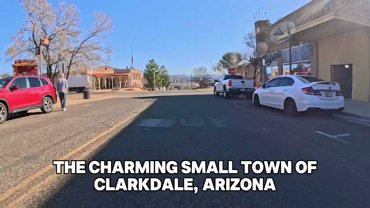 THE CHARMING SMALL TOWN OF CLARKDALE, ARIZONA IN 8K