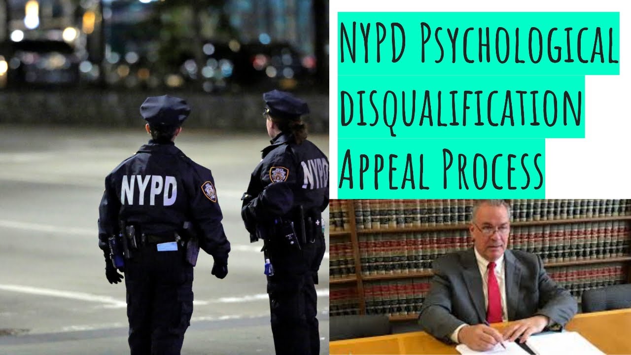 NYPD Disqualification Process with Graphics