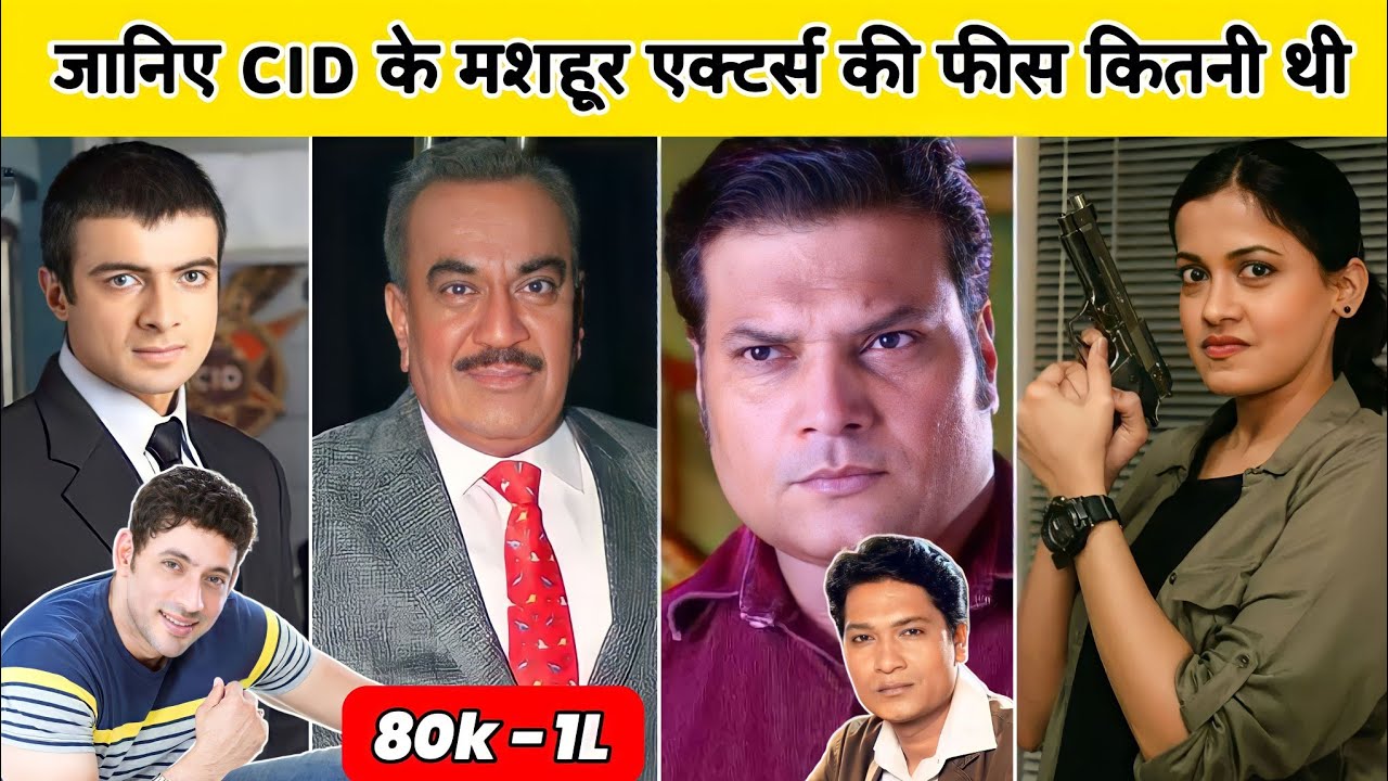 Cid actors salary per episode | Acp pradyuman,dayananad shetty,ansha sayed,hrishikesh pandey salary
