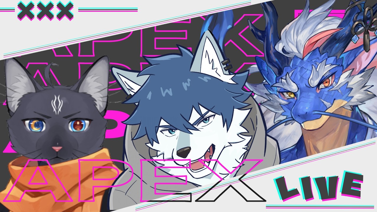 【Apex Legendsコラボ】龍に挟まれ戦場へ征く。-Razul視点-【Razul/龍神イブキ/黒猫龍星】