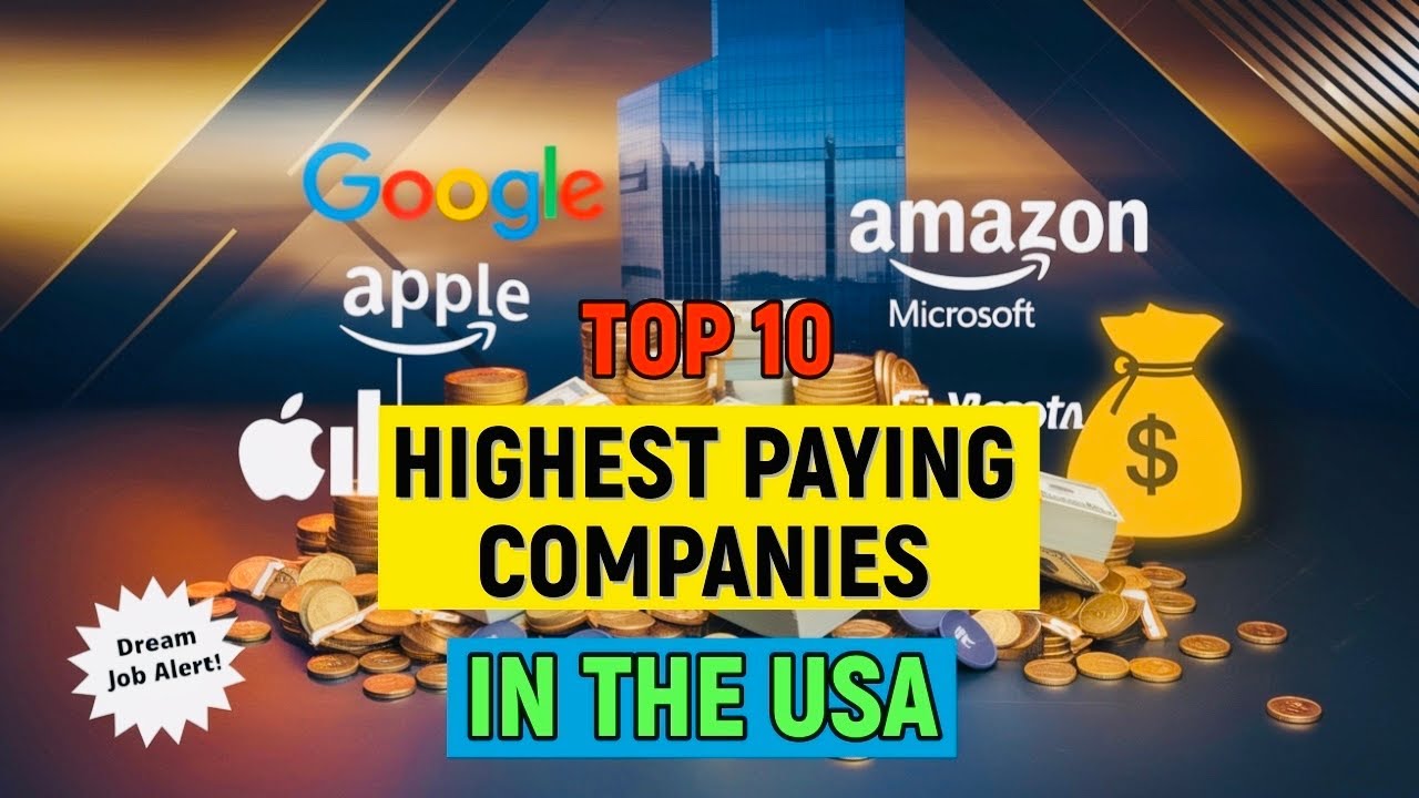 Top 10 Highest Paying Companies in the USA 🇺🇸 || Top List Show