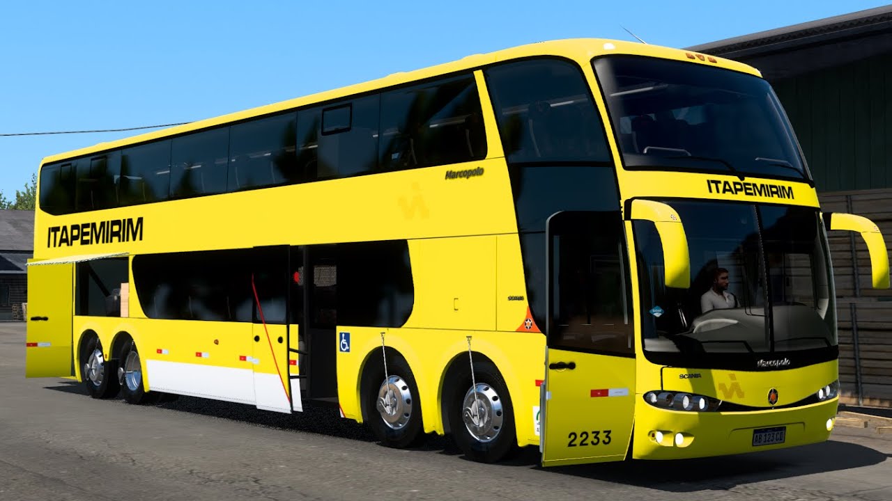 [ 1.44 - 1.45 ] G6 1800 DD 8X2 by Gold_Gamer33 | Free Download Bus Mod | ETS2