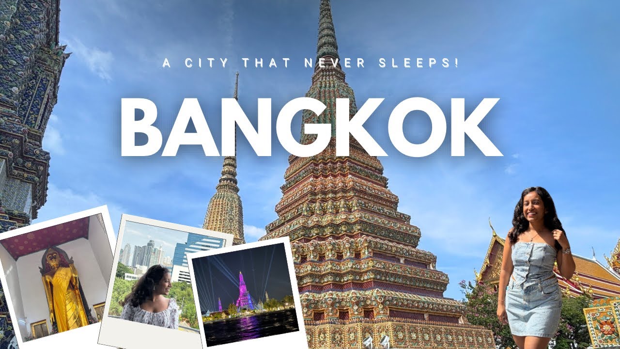 Why everyone loves Bangkok! | Cinematic, City Vibes, Wat Pho, Wat Arun | Travel Experience