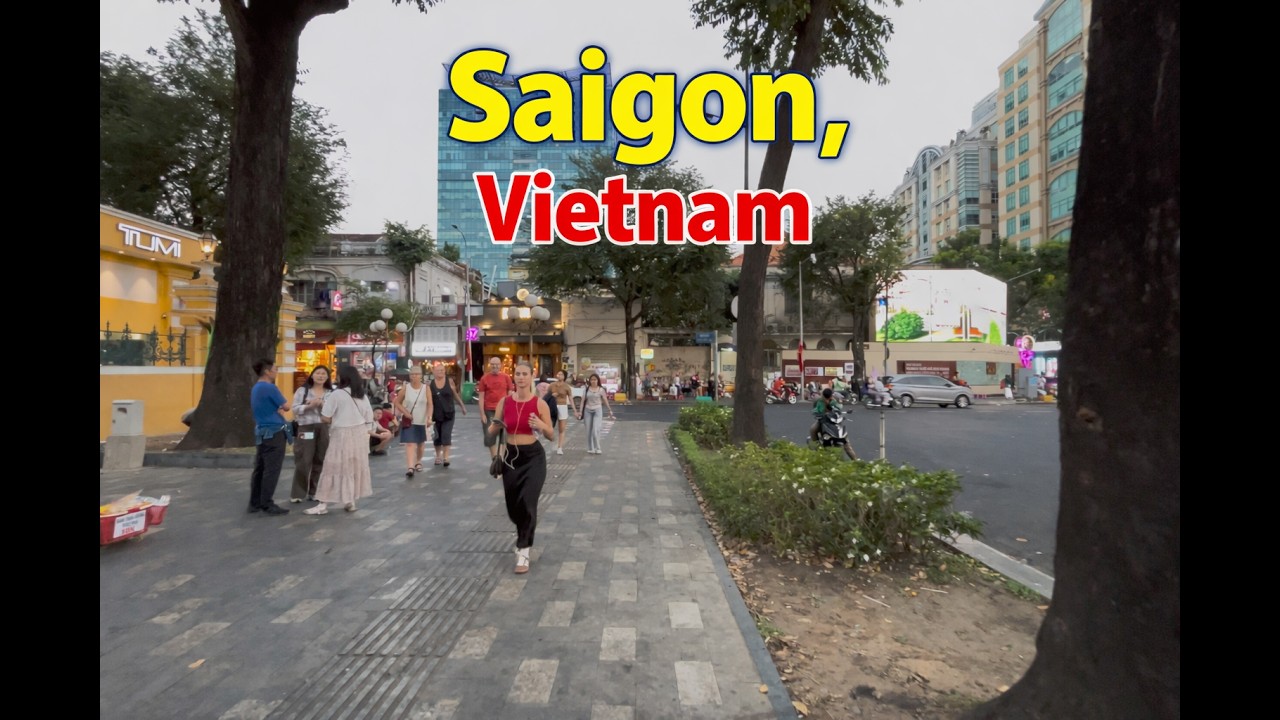 4k walk in Ho Chi Minh City, Vietnam
