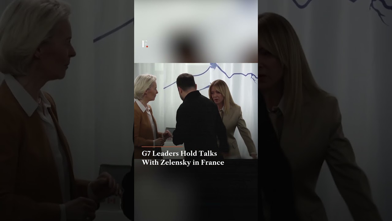 G7 Leaders Hold Talks With Zelensky In France | N18G