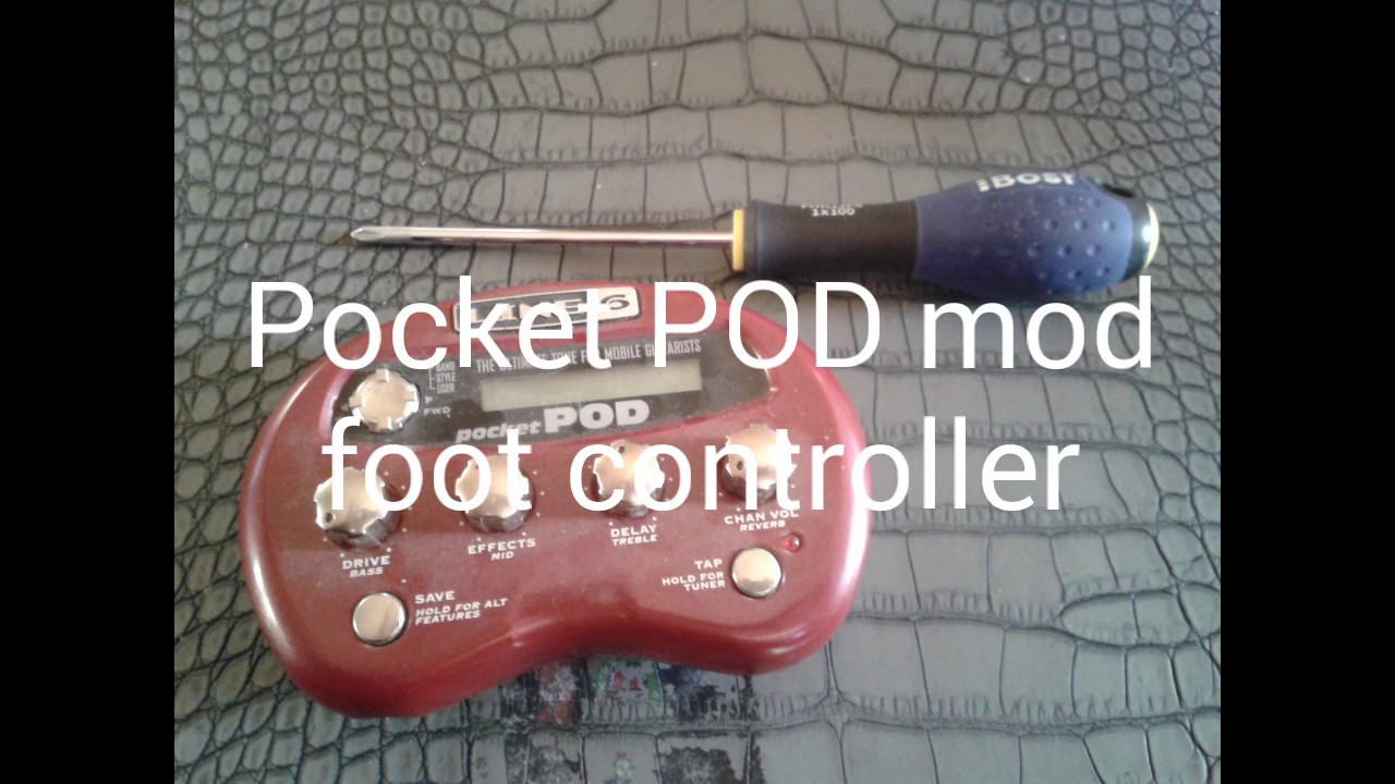 Pocket POD mod foot control
