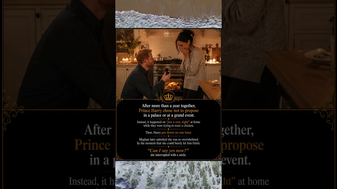 Meghan Markle to Prince Harry: Can I say Yes, Now #shorts #britishroyalfamily