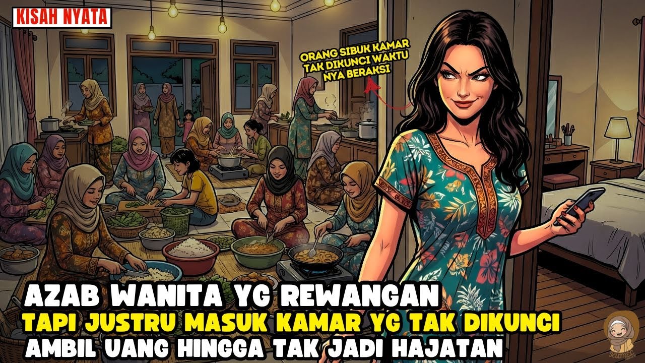 AZAB IBU  IBU TUKANG NGUTIL NIAT REWANG JUSTRU NGUTIL UANG  II SINETRON AZAB