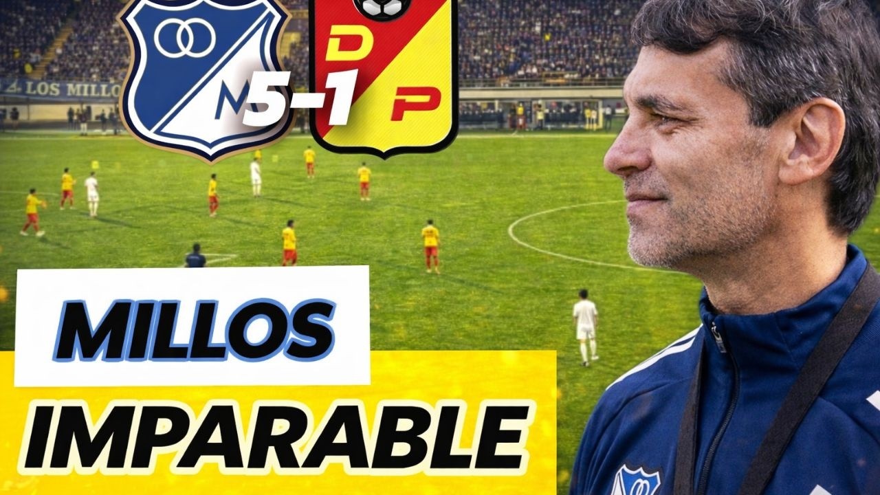 Millonarios 5-1: Análisis táctico completo del baile estratégico