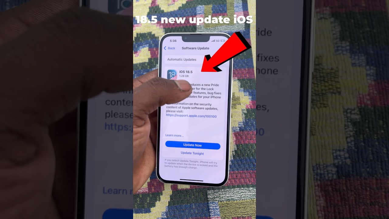 iPhone iOS 18.5 Update Kaise Kare? 🔄 | Quick Guide in Hindi #iphoneupdates #iphoneicloud